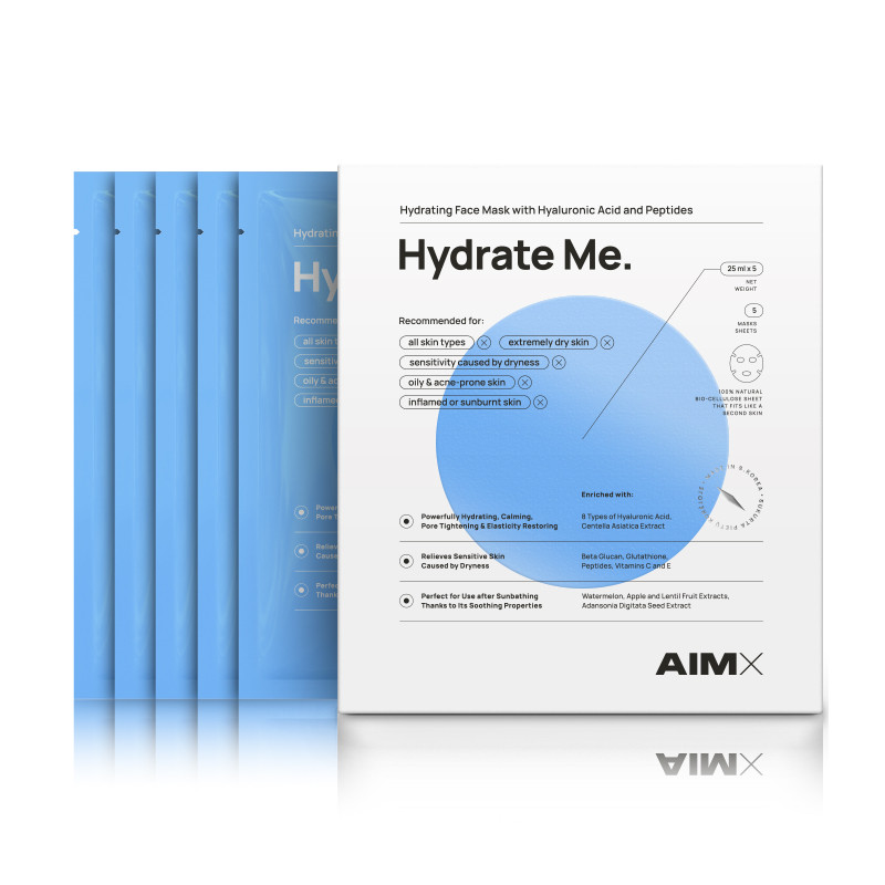 AIMX “Hydrate Me“ mitrinoša sejas maska ar peptīdiem