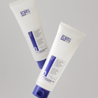 ACWELL Zema skābuma pH līmeni balansējošs gēlveida mazgāšanas līdzeklis "pH Balancing Bubble Free Cleansing Gel"