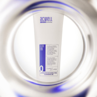 ACWELL Zema skābuma pH līmeni balansējošs gēlveida mazgāšanas līdzeklis "pH Balancing Bubble Free Cleansing Gel"