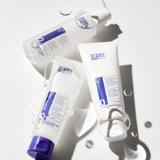 ACWELL Zema skābuma pH līmeni balansējošs gēlveida mazgāšanas līdzeklis "pH Balancing Bubble Free Cleansing Gel"