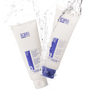 ACWELL Zema skābuma pH līmeni balansējošs gēlveida mazgāšanas līdzeklis "pH Balancing Bubble Free Cleansing Gel"