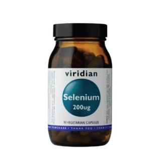 Maisto papildas SELENAS „Selenium 200 µg“, VIRIDIAN, 90 kapsulių