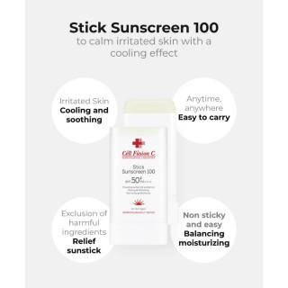 Zīmuļveida aizsardzība no saules "Stick Sunscreen SPF50+/PA++++“