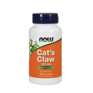 Maisto papildas Katės Nagas „Cat's Claw 500 mg”, NOW, 100 kapsulių