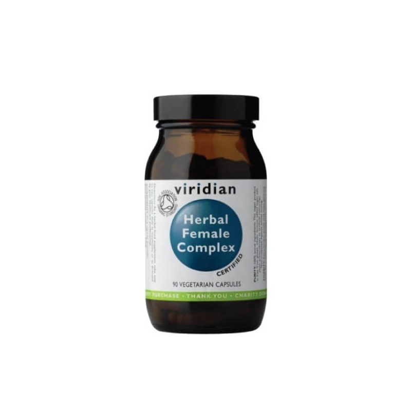 Maisto papildas „Organic Herbal Female Complex“, VIRIDIAN, 30 capsules