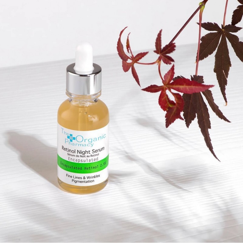 2,5% retinolio naktinis serumas „Retinol Night Serum 2.5%“, THE ORGANIC PHARMACY, 30ml