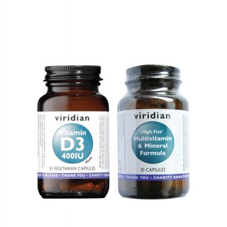 Viridian Vitamins JAM „Multivitamīni + D vitamīns"