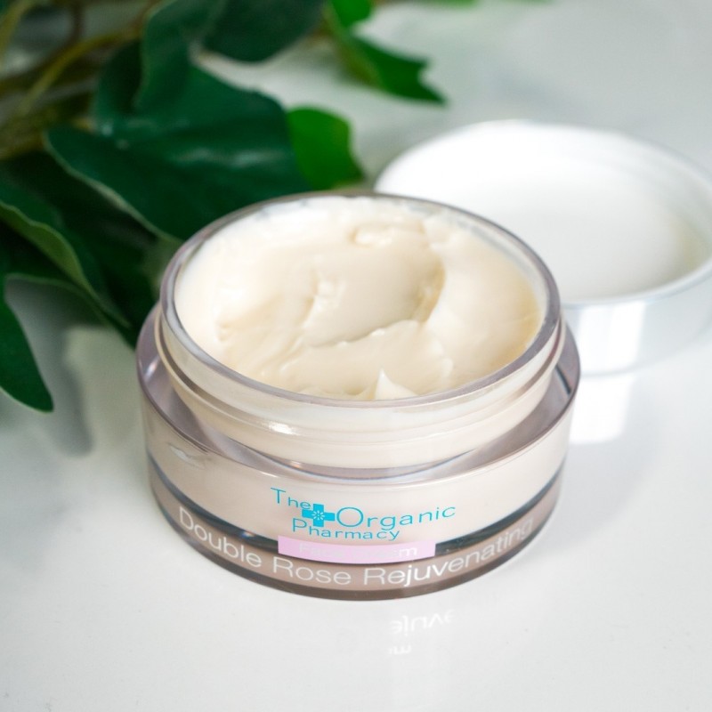 Veido kremas „Double Rose Rejuvenating Face Cream“, THE ORGANIC PHARMACY, 50ml