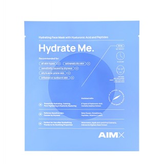 AIMX “Hydrate Me“ mitrinoša sejas maska ar peptīdiem
 Daudzums-1 gab.
