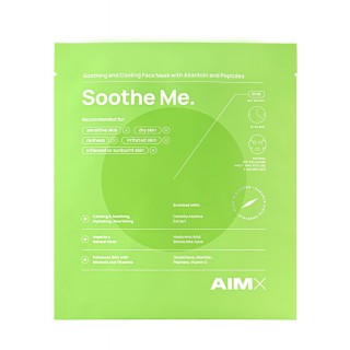 AIMX “Soothe Me“ nomierinoša sejas maska ar peptīdiem