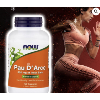 Uztura bagātinātājs "Pau D’Arco 500 mg” (Skudru koka miza)