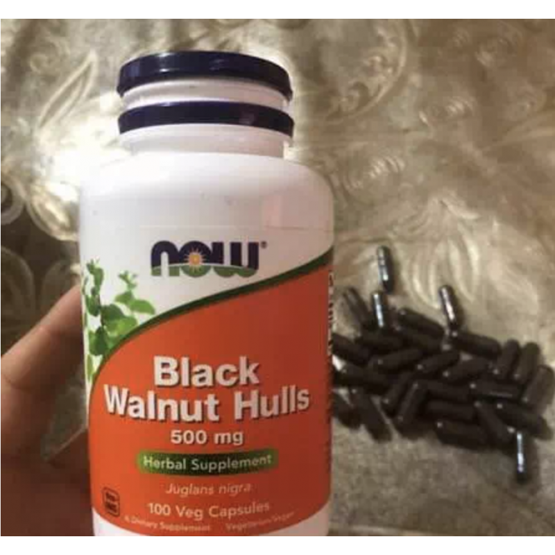 Maisto papildas „Black Walnut Hulls“