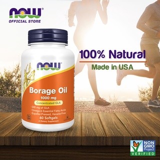 Uztura bagātinātājs “Borage Oil 1000 mg” (Ārstnieciskās gurķenes ekstrakts)