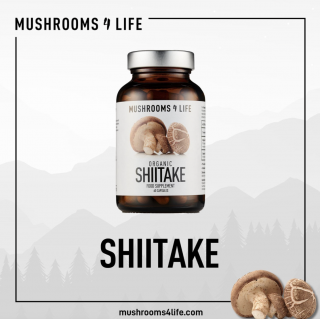 Uztura bagātinātājs “Organic Shiitake”