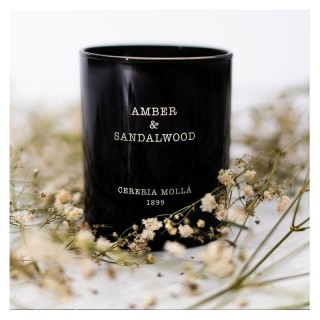 Cereria Molla komplekts: "Amber&amp;Sandalwood" mājas smaržu difuzors 100ml un svece
