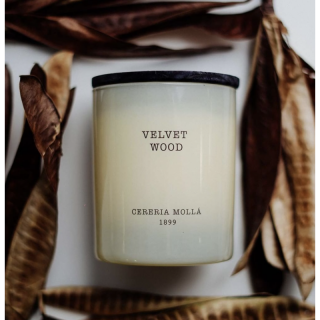 Cereria Molla komplekts: "Velvet wood" mājas smaržu difuzors 100ml un svece