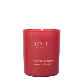 JOIK Home & Spa aromātiskā svece „Spiced cranberry”
