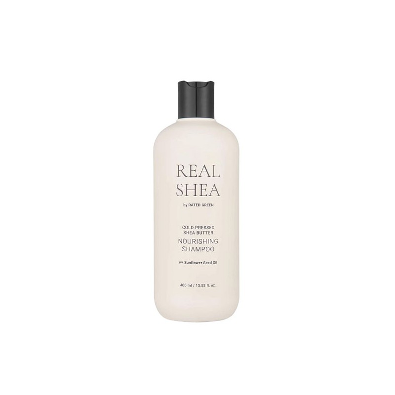 RATED GREEN Barojošs šampūns “Cold Pressed Shea Butter Nourishing Shampoo”, 400ml