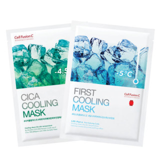 Atvēsinoša un mitrinoša First Cooling Mask un Cica Cooling Mask Atvēsinoša un nomierinoša sejas maska