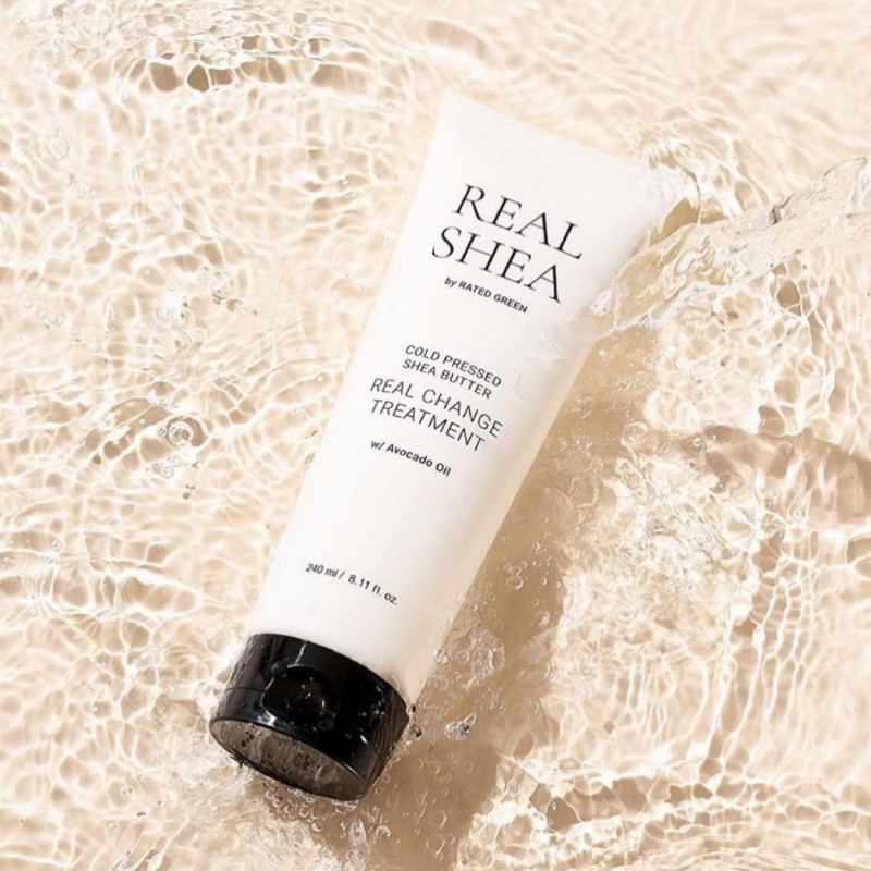 RATED GREEN Barojoša matu maska “Cold Pressed Shea Butter Real Change Treatment”