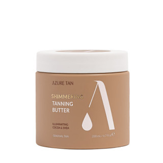 Azure Tan “Shimmering Tanning Butter” mirdzumu piešķirošs pašiedeguma sviests