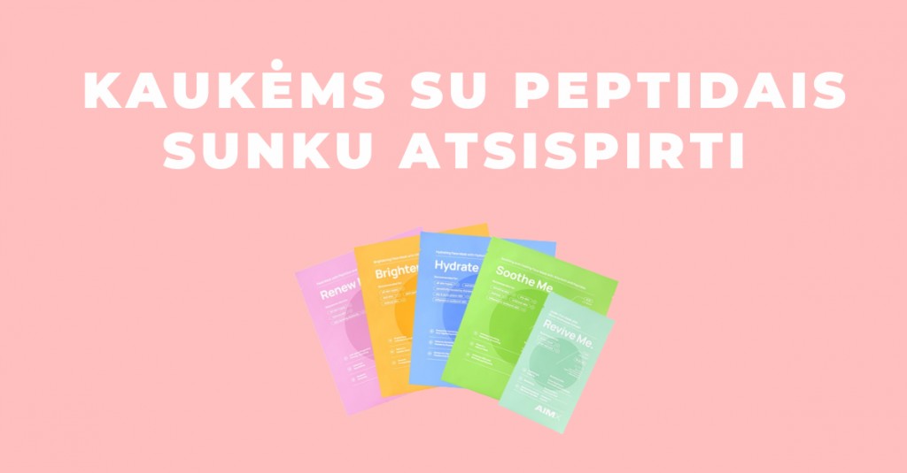 Korejietiška kosmetika – kaukės su peptidais, kurioms sunku atsispirti