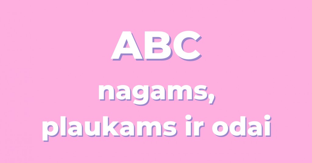 Vitaminų nagams, plaukams ir odai ABC