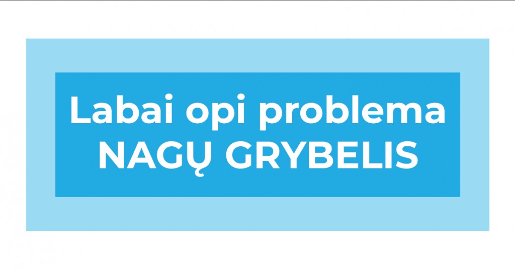 Nagų grybelis – dažnesnis, nei manei 