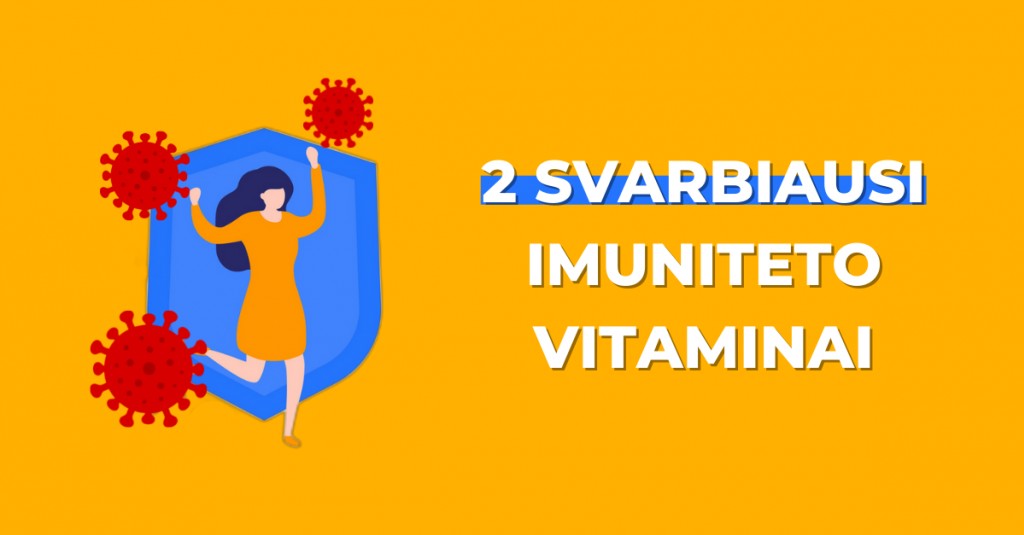 Bene 2 svarbiausi imuniteto vitaminai: kokie jie?