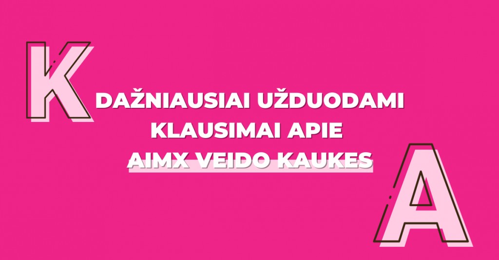 Atsakome į dažniausiai užduodamus klausimus apie AIMX veido kaukes