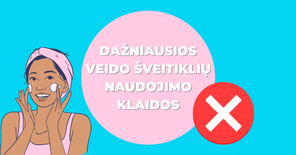 Dažniausios veido šveitiklių naudojimo klaidos: kokios jos?