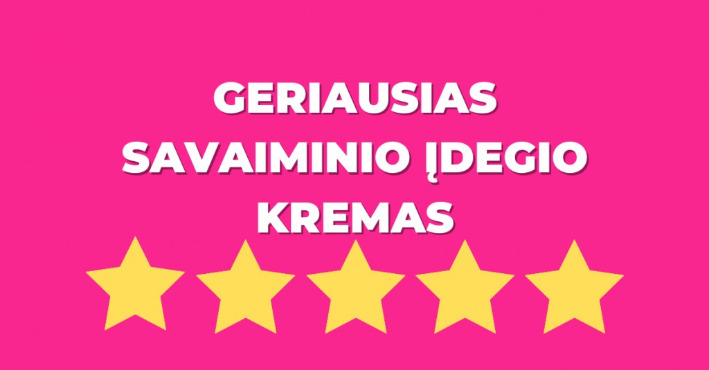 Geriausias savaiminio įdegio kremas: 5 jo savybės