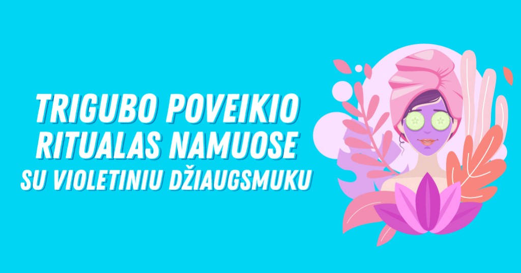 Trigubo poveikio ritualas namuose su violetiniu džiaugsmuku