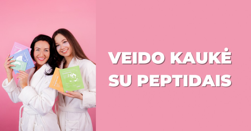 Veido kaukė su peptidais: ką rekomenduojames mes