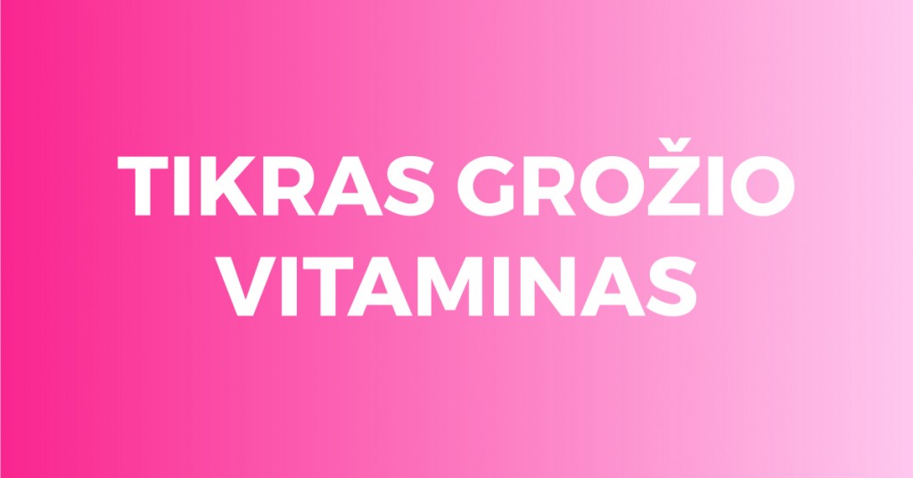 Biotinas plaukams, nagams ir odai – grožio vitaminas