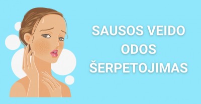 Sausos veido odos šerpetojimas vasarą: kaip to išvengti?