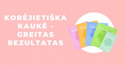 Korejietiška kaukė – poveikis akimirksniu