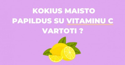 Vitaminas C odai – kokius maisto papildus vartoti?