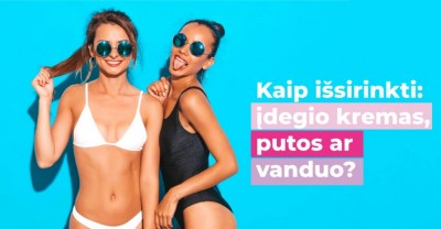 Kaip išsirinkti: įdegio kremas, putos ar vanduo? 