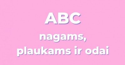 Vitaminų nagams, plaukams ir odai ABC