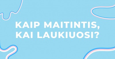 Kaip maitintis kai laukiuosi?