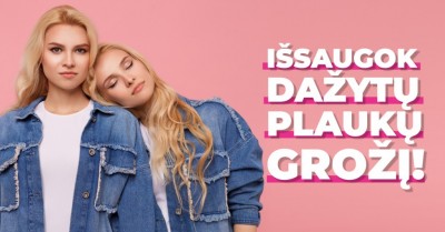 Šampūnas dažytiems plaukams – dažytų plaukų grožiui puoselėti