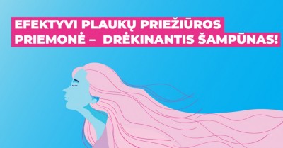 Pažeisti, išsausėję plaukai? Išsigelbėjimas – drėkinantis šampūnas!