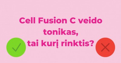 Cell Fusion C veido tonikas – kurį rinktis?