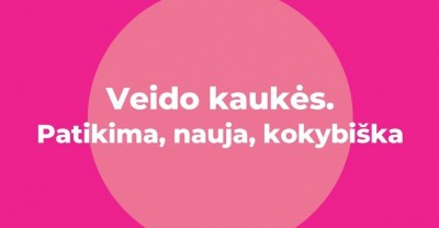  Veido kaukės – nauja, patikima, kokybiška