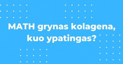 Kuo ypatingas MATH grynas kolagenas?