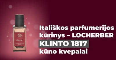 Vieni nerealiausių – LOCHERBER kvepalai Klinto 1817!