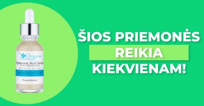 TOP produktas odos drėgmei – hialurono serumas