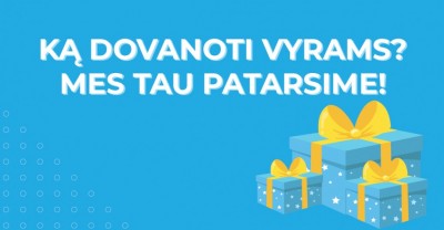 Geriausios 25 dovanų idėjos vyrams 2021