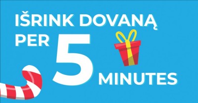 Dovanos internetu per 5 minutes